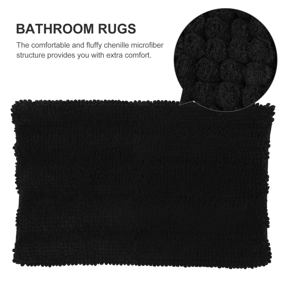 

Plush Shaggy Bath Mat for Bathroom Floor Extra Thick Rug Non-Slip Mat for Home