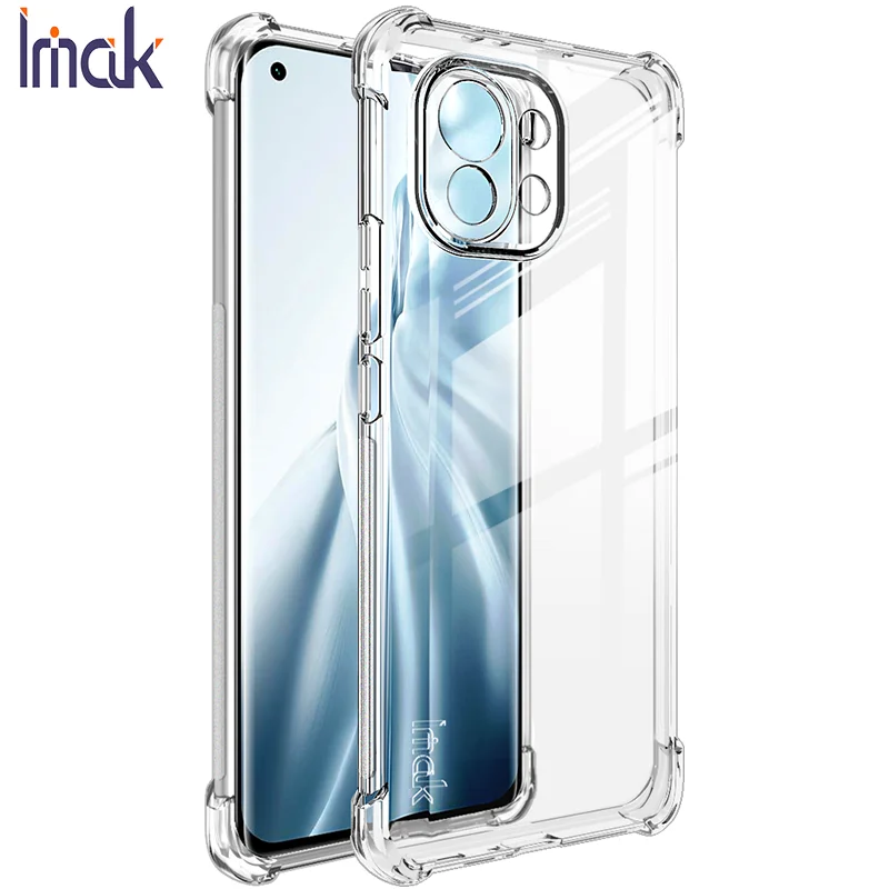 

for Xiaomi Mi 11 Case IMAK Shockproof NEW Soft TPU Crystal Back Cover for Xiaomi Mi 11 Pro Cases Mi11 Ultra Lite Mi 11i Funda