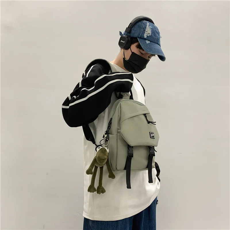 

Men's Messenger Bag Fashion Trend Personality Student Large-capacity Storage Chest Bag