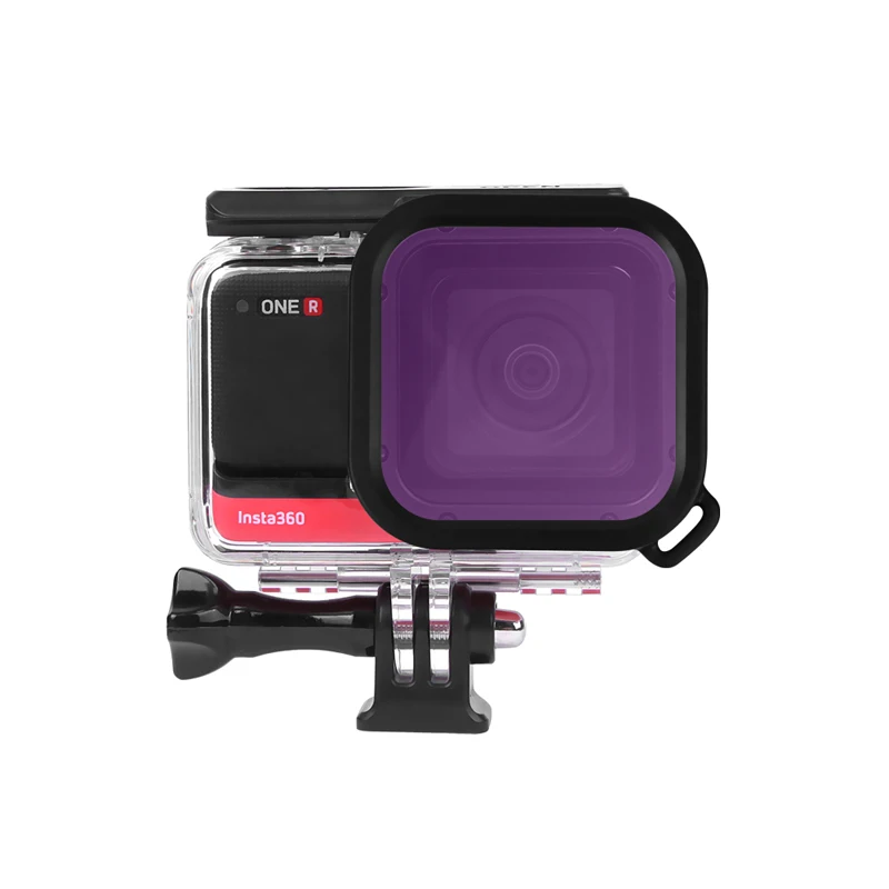 Корпус цветной фильтр объектива для дайвинга Insta360 ONE R 4K LEICA Edition водостойкие