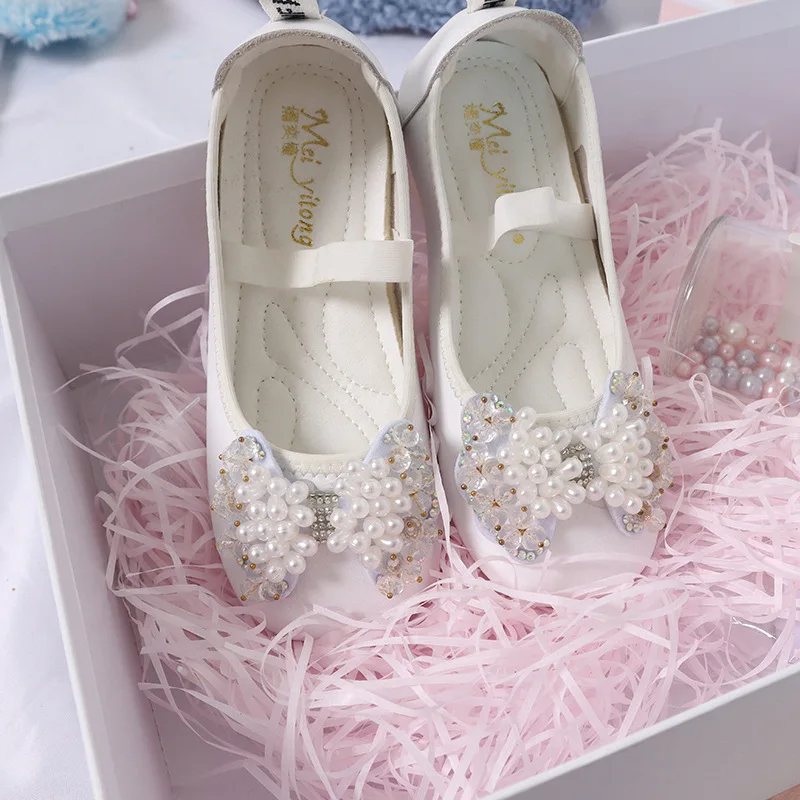 Кожаная обувь для девочек новинка 2022 удобная детская студенческая принцессы из