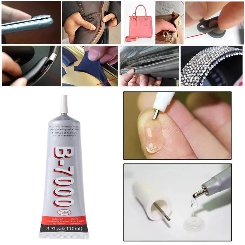 

15mlGlue B-7000 Multi Purpose Glue Adhesive Epoxy Resin Repair Cell PhoneTouch Screen Glue B-7000Low odor and high viscosity.