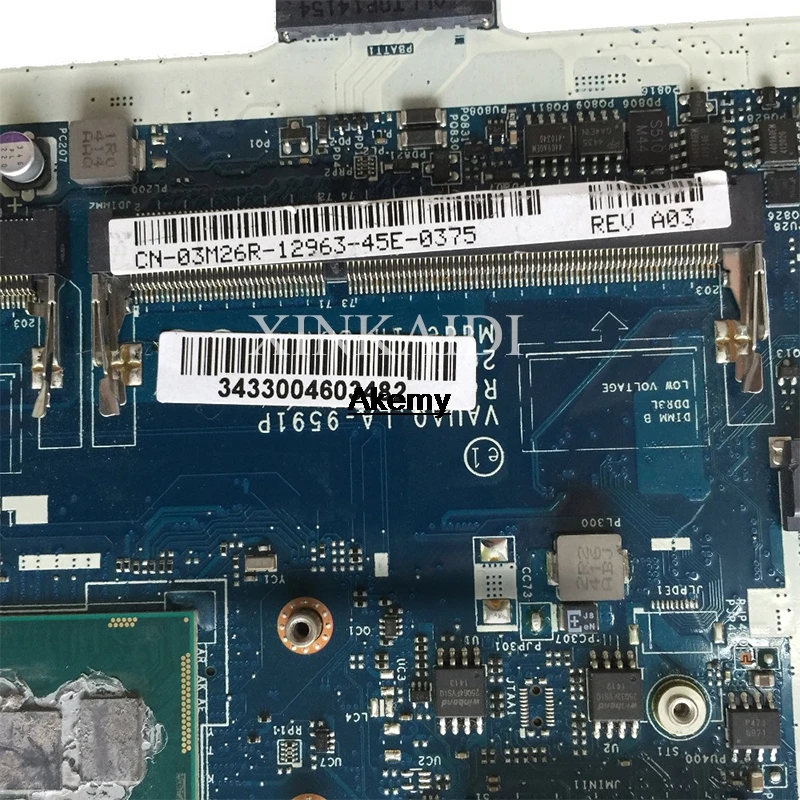 Системная основная плата LA-9591P для For DELL Latitude E7440 материнская с процессором i5 4310 2