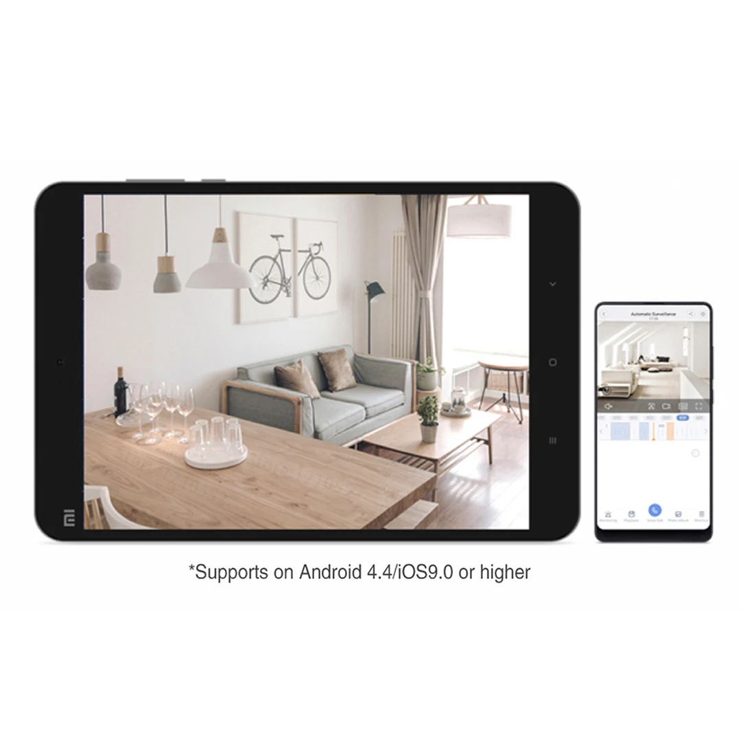 

Global Version Home Security Camera 360 1080P HD WiFi Night Vision IP Detect Alarm Webcam Video Baby Security Monitor