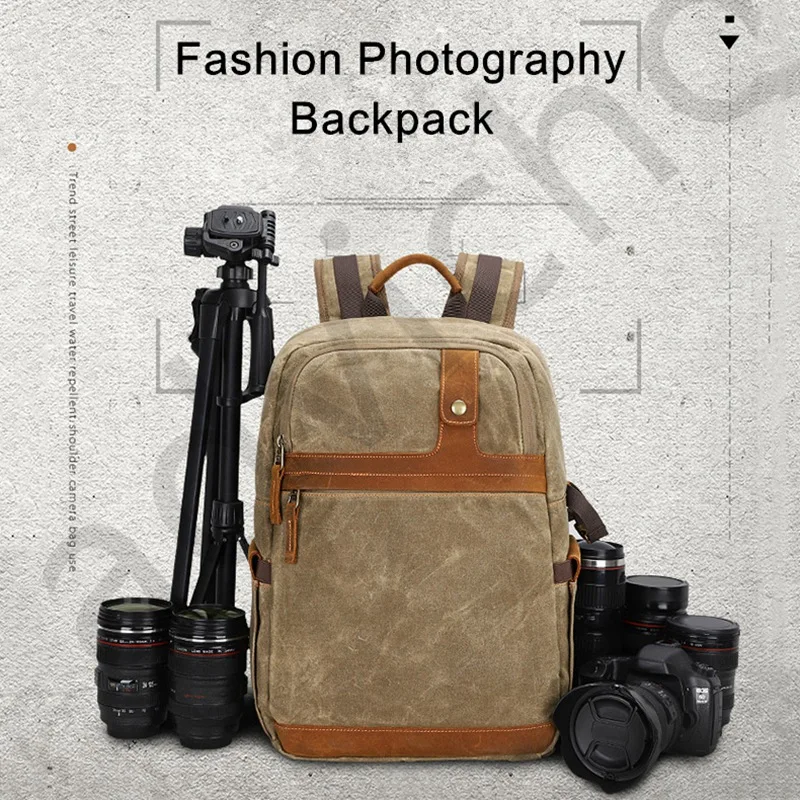 Многофункциональный батик холст камера рюкзак Dslr сумка Открытый