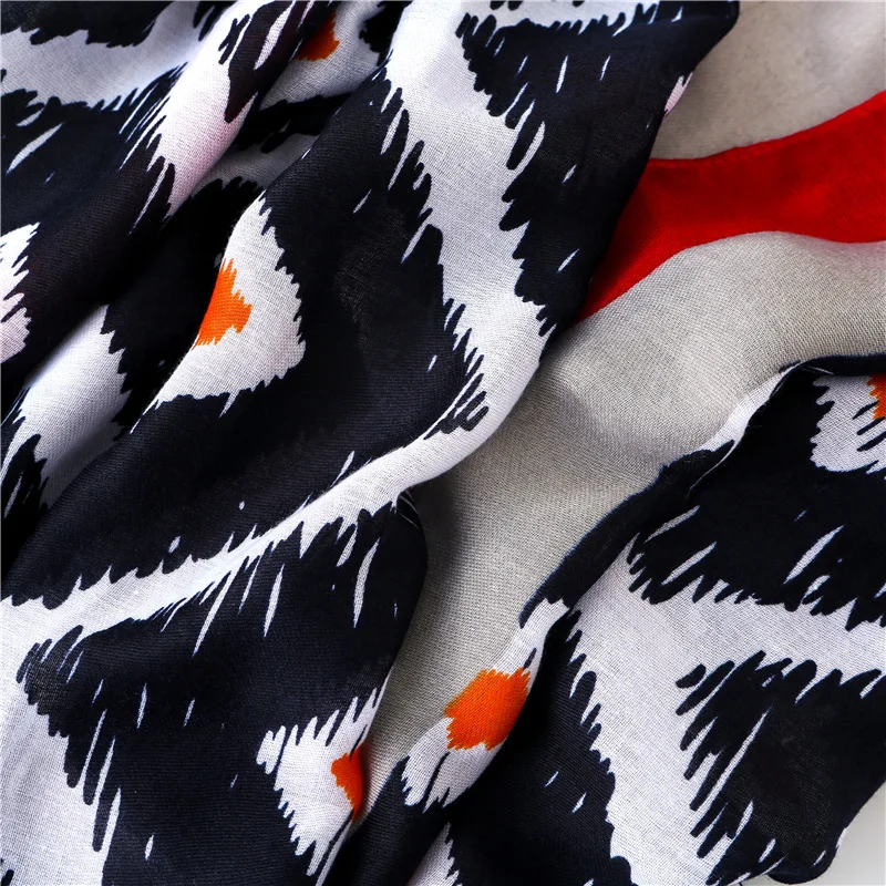

quality hijab silk scarves Autumn winter New Print blanket scarf Lady beach Cotton shawl women's material Fashion bandana