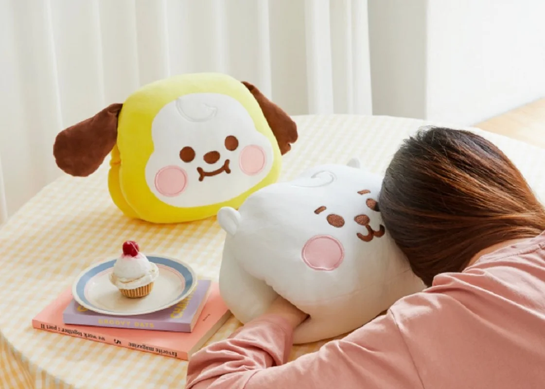 

JCBTSHBulletproof YouthGroup111Baby series cartoon cute animation surrounding plush home warm hand pillow doll super soft