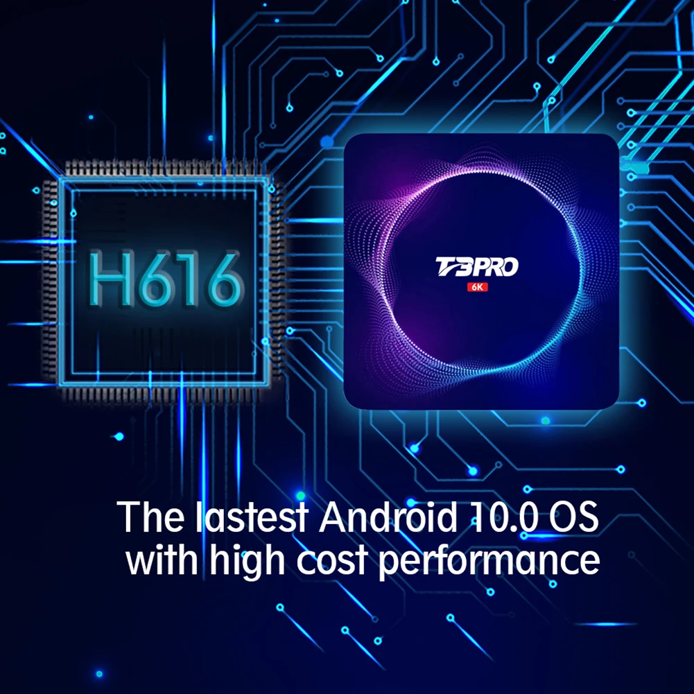 6K Android 10 0 ТВ коробка с Bluetooth 5 Оперативная память 16 Гб оперативной памяти 32