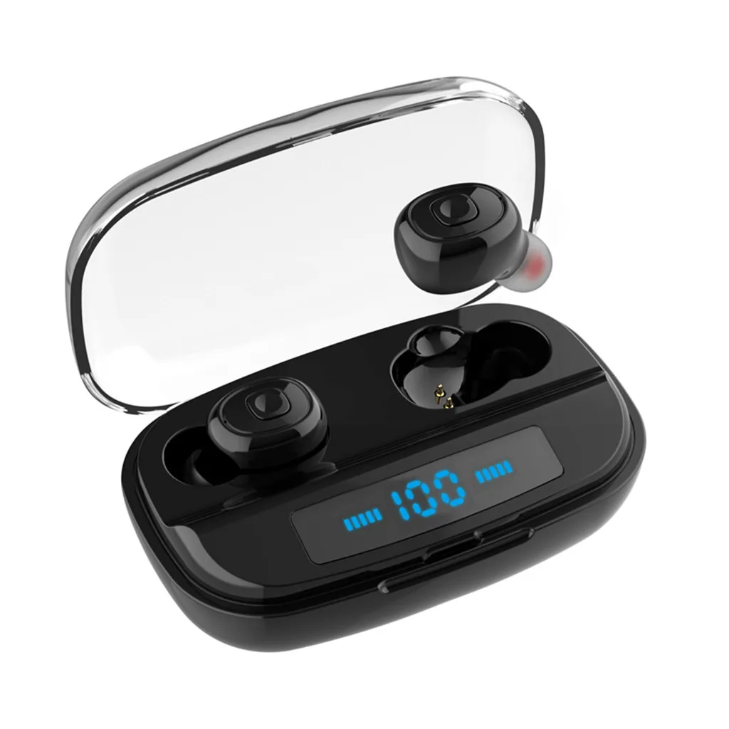 50 # Bluetooth наушники Мини светодиодный дисплей стерео звук 3000 мАч внешний