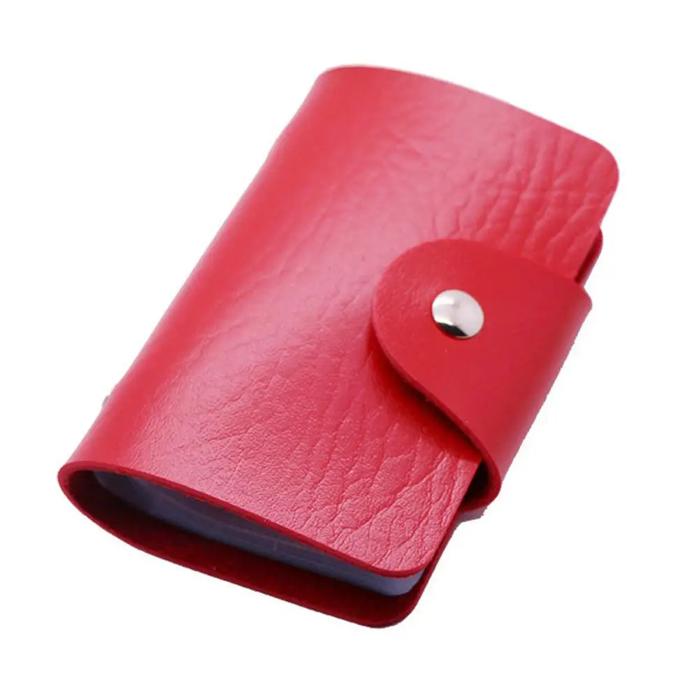 Red S Кошелек, унисекс, модный, Повседневный, Одноцветный, мини, большая вместительность, посылка для карт, высокое качество, кожаный чехол для кредитных карт, визиток,# S - Цвет: Red S