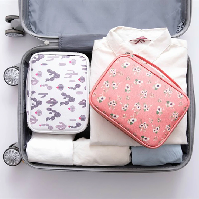 ПУ косметичка для путешествий сумки хранения Портативная сумка переноски с