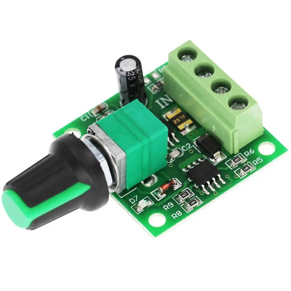 

New DC 1.8V 3V 5V 6V 12V 2A PWM Motor Governor Speed Controller Low Voltage Motor Speed Controller Adjustable Drive Module 2021