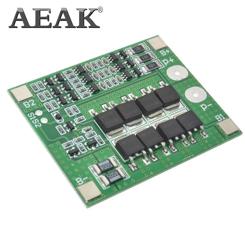 Защитная плата AEAK 3S 25A Li-Ion 18650 BMS PCM bms pcm с балансировкой для литий-ионного