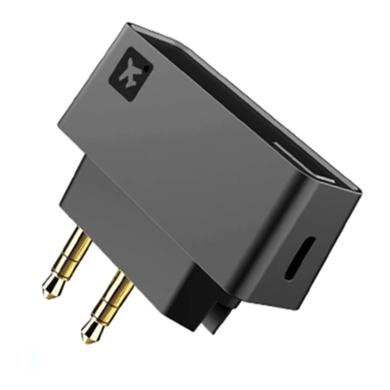 

Bluetooth-compatible V5.0 Transmitter Receiver for TV PC Flight Earphones Wireless Conncetion Adjustable 3.5Aux Adapter