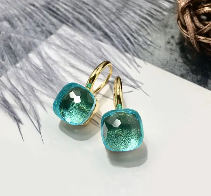 Лидер продаж брендовые классические серьги в виде капель воды конфеты стильные 22