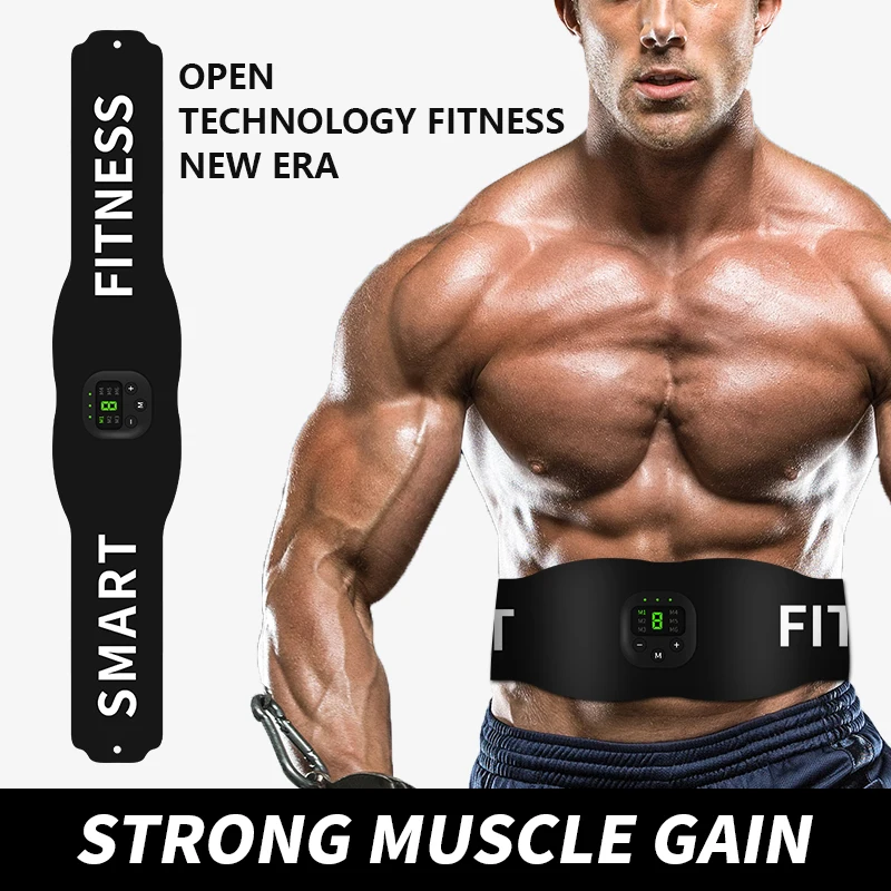 Мышечный Стимулятор пояс тренажер EMS Смарт Роскошный для мужчин Abs стимулятор