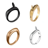 stainless steel ring titanium steel self defense ring multifunctional outdoor ring womens safety anti wolf artifact