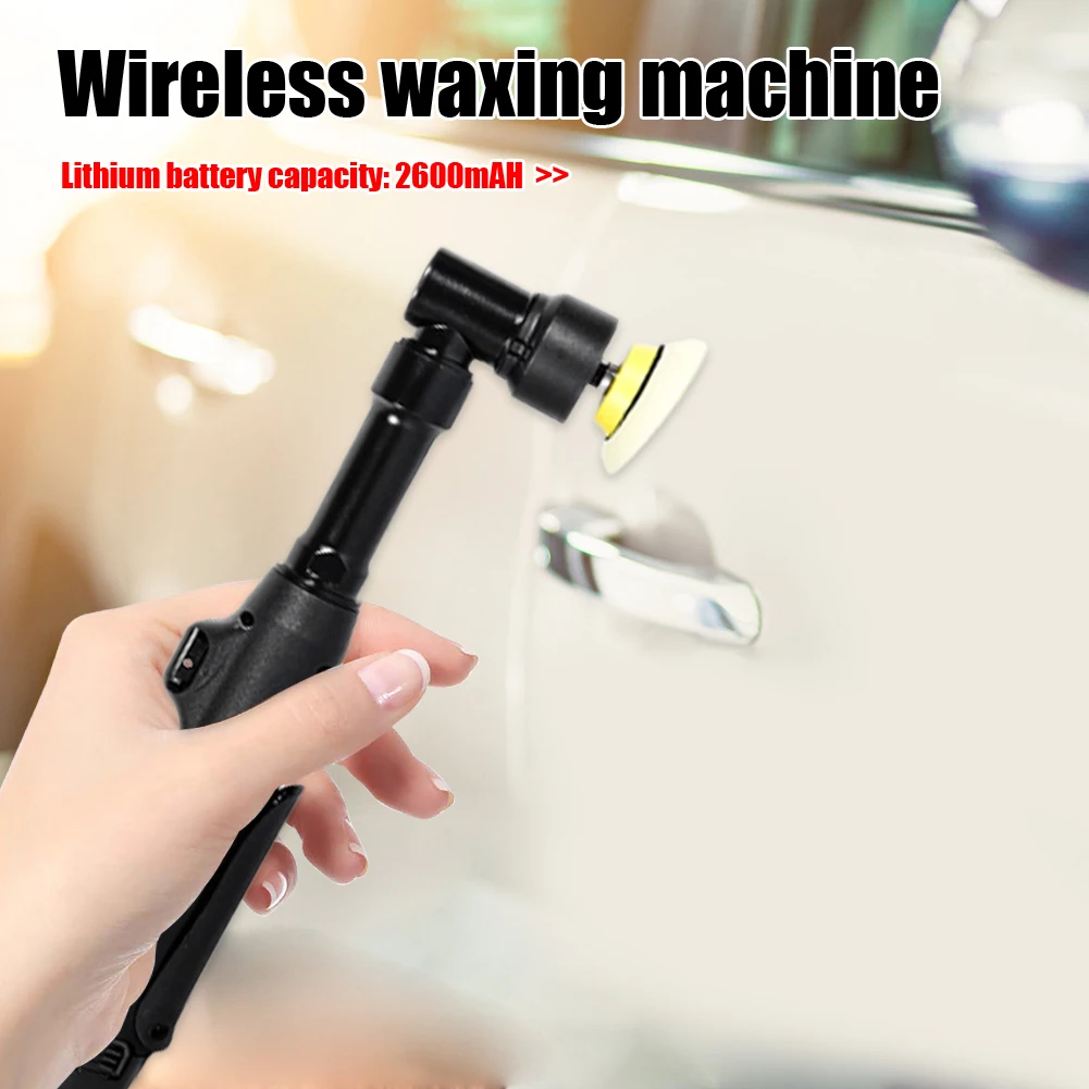 

12V Mini Double-Action Car Polisher With Battery Ro/Da Scratch Removal Artifact For Polishing And Cleaning Car Parts Kit