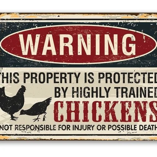 Новинка 2020 популярное предупреждающее вещество защищенное цыплятами