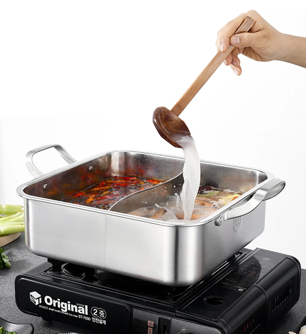 Горячий горшок из нержавеющей стали 304 мандарин|Кастрюли для супа и бульона| |