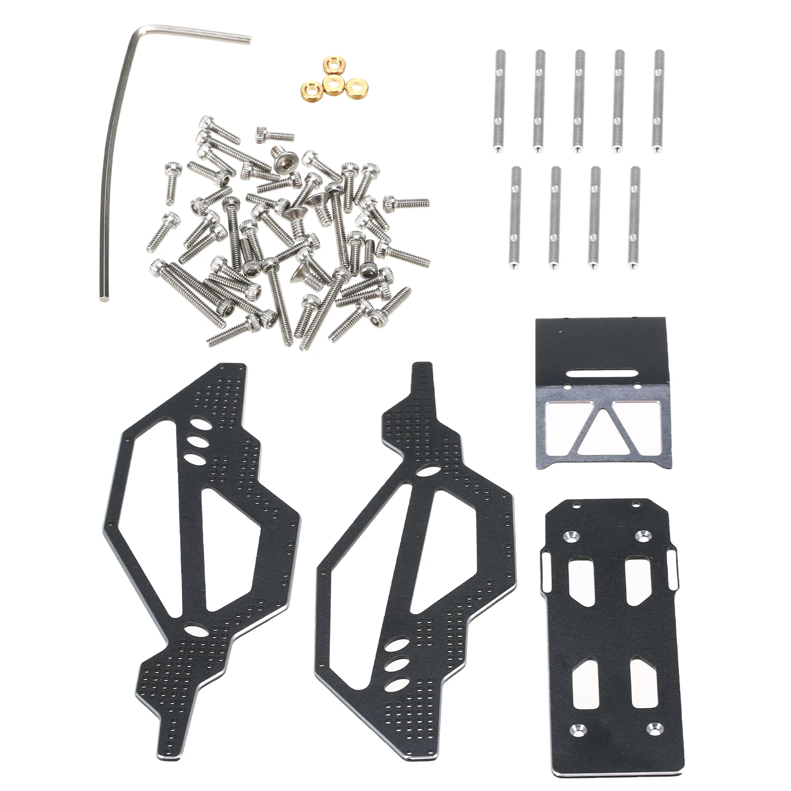 

Aluminum Alloy RC Car Chassis Frame Car Body Frame for 1/24 Axial SCX24 90081 AXI00001 AXI00002 RC Car Accessories