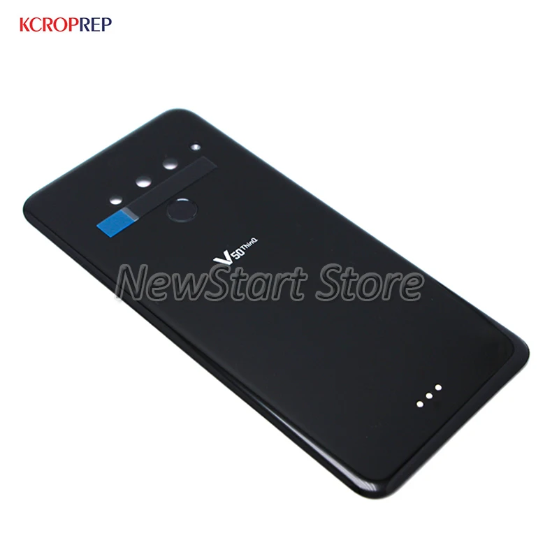 For LG V50 Back Glass Battery Cover With Fingerprint Rear Door Case Housing LM-V500EM LM-V500XM LM-V450PM housing | Мобильные