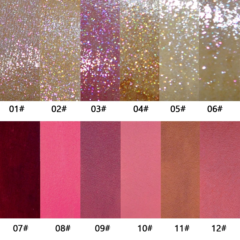 Nude Glitter Lip Gloss Lips Makeup Matte Liquid Lipstick Waterproof Cosmetics Shimmer Metallic Lipgloss Shine Glosses cosmetics |