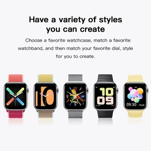 Iwo x7 smart watch series 6 bluetooth call heart rate fitness tracker smartwatch for android ios pk amazfit iwo12 13 w26 t500 x6 1 Item image