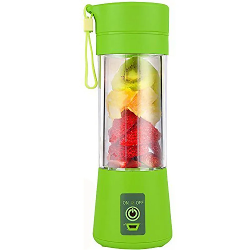 400ml Fruit Mixing Machine USB Juicer Cup Portable Juice Blender Household Mixer with Six Blades | Бытовая техника