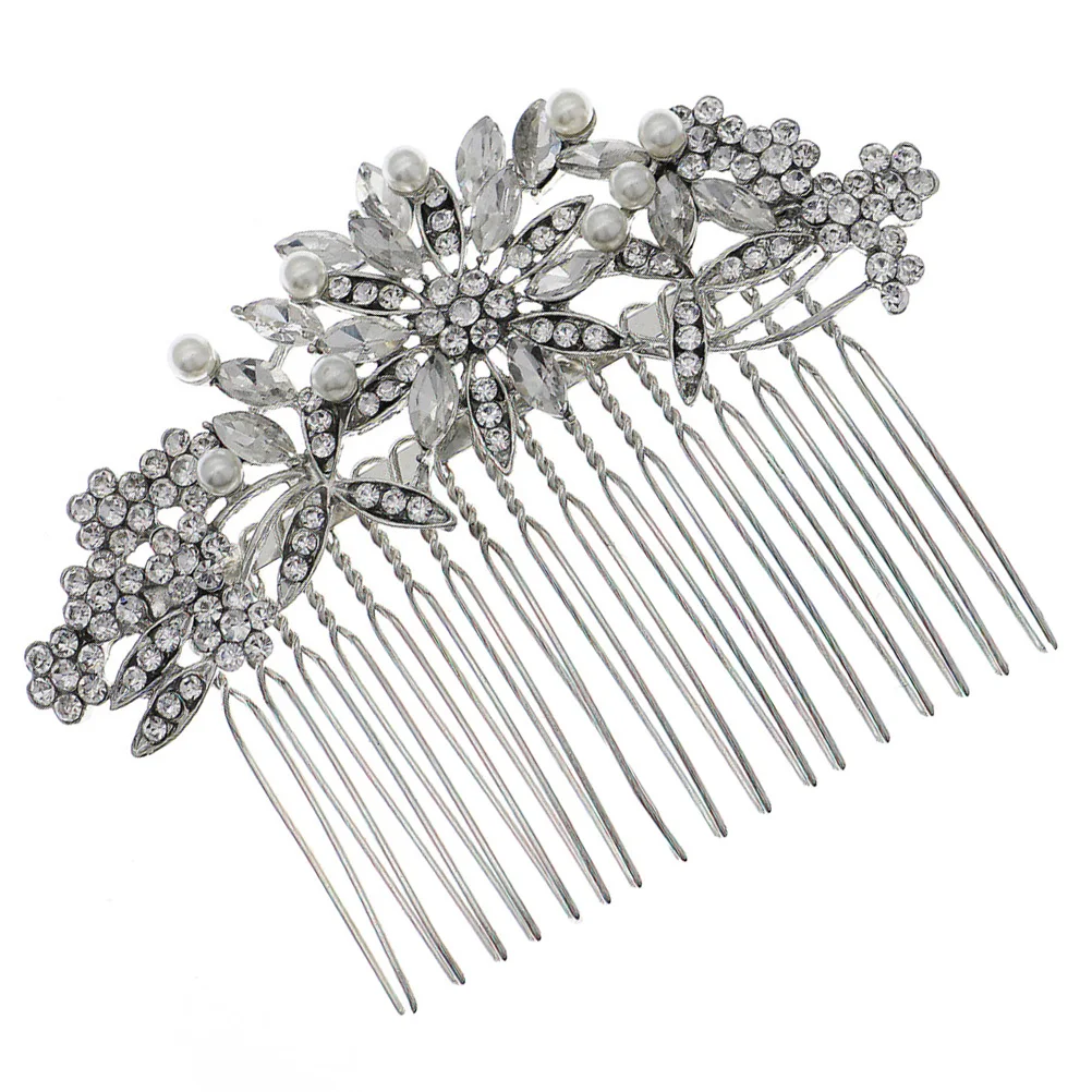 

1 шт. Изысканная элегантная шикарная расческа для волос свадебные головные уборы головной убор для невесты