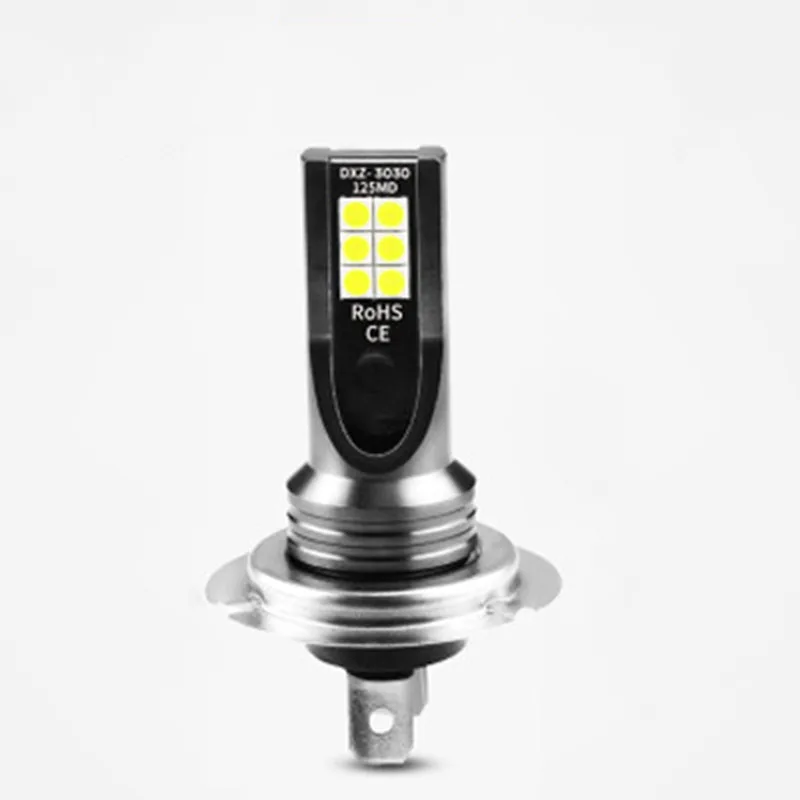 DDAI led противотуманная фара белый супер яркий светильник 60 Вт H7 3030 12 DC12-24V