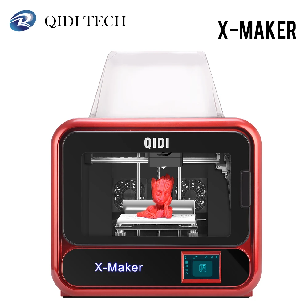 QIDI 3d принтер x-maker образовательного класса Impresora 3D Drucker Высокоточный размер печати 170 мм* 150 мм* 160 мм с ABS, PLA, гибкий