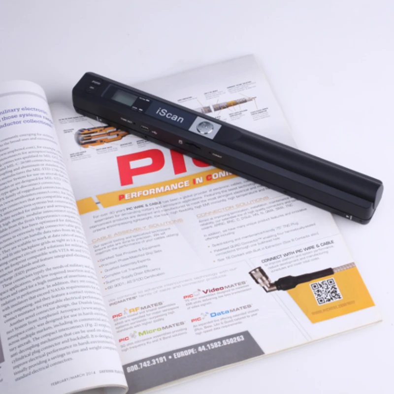 900DPI Portable Mobile Scanner Wireless USB Support Card Document A4 Paper Photo Image Scan Handheld JPG PDF | Компьютеры и офис