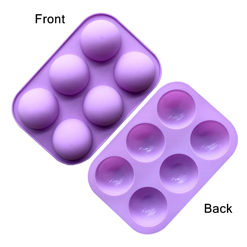 

Medium Semi Sphere Silicone Mold, Baking Mold for Making Hot Chocolate Bomb, Cake, Jelly, Dome Mousse