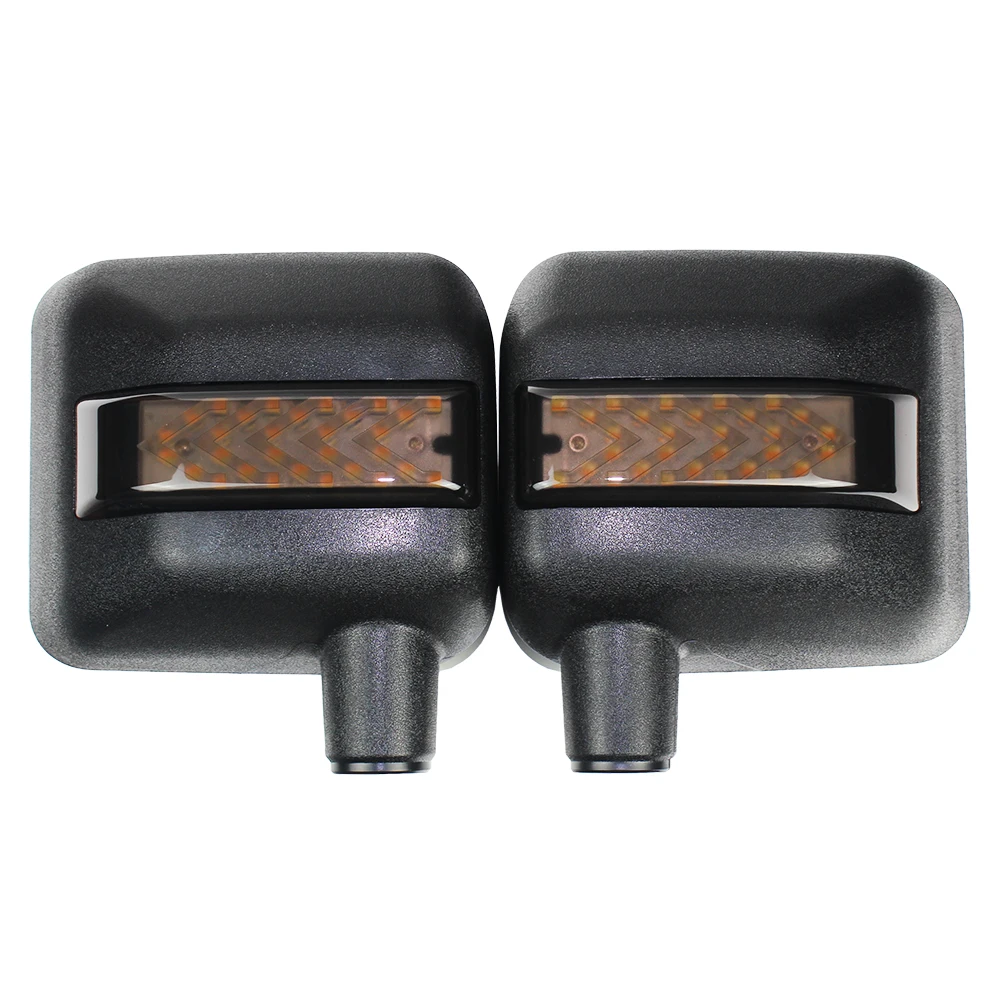 Wrangler JK светодиодный светильник с боковым зеркалом Белый DRL Янтарный поворотным