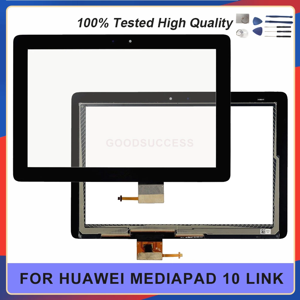 

For Huawei MediaPad 10 Link S10-231U S10-231 S10-231L S10-201U S10-201WA S10-201 Touch Screen Digitizer Panel Free Tools