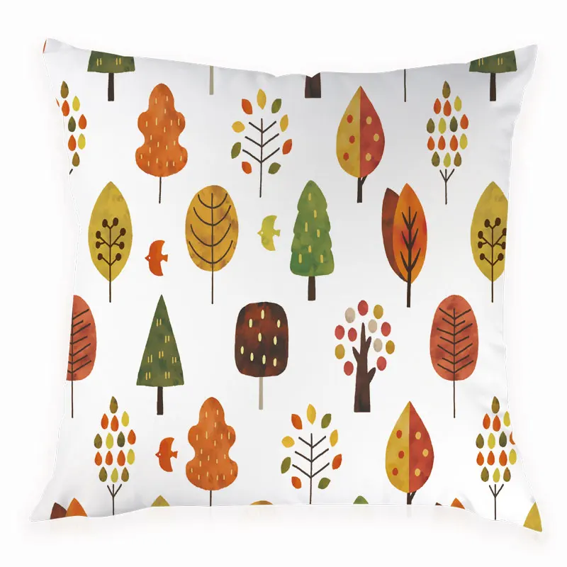 Чехол для подушки с мультяшным рисунком животного украшение дома 45x45 см | Дом и