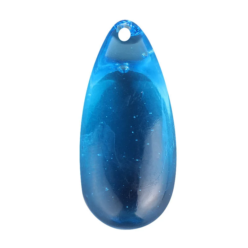 Diy Кристалл эпоксидная форма кулон с отверстием ожерелье капли воды силиконовая