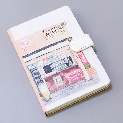 B Милый блокнот для путешественников, Kawaii ежедневник, ежедневник,, Filofax, еженедельный ежедневный блокнот для путешественников с цветными страницами, канцелярские принадлежности - Цвет: B