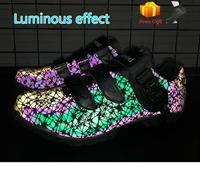 fashion luminous cycling shoes mtb outdoor non slip bicycle sneakers professional self locking mountain bike sport shoes 2020