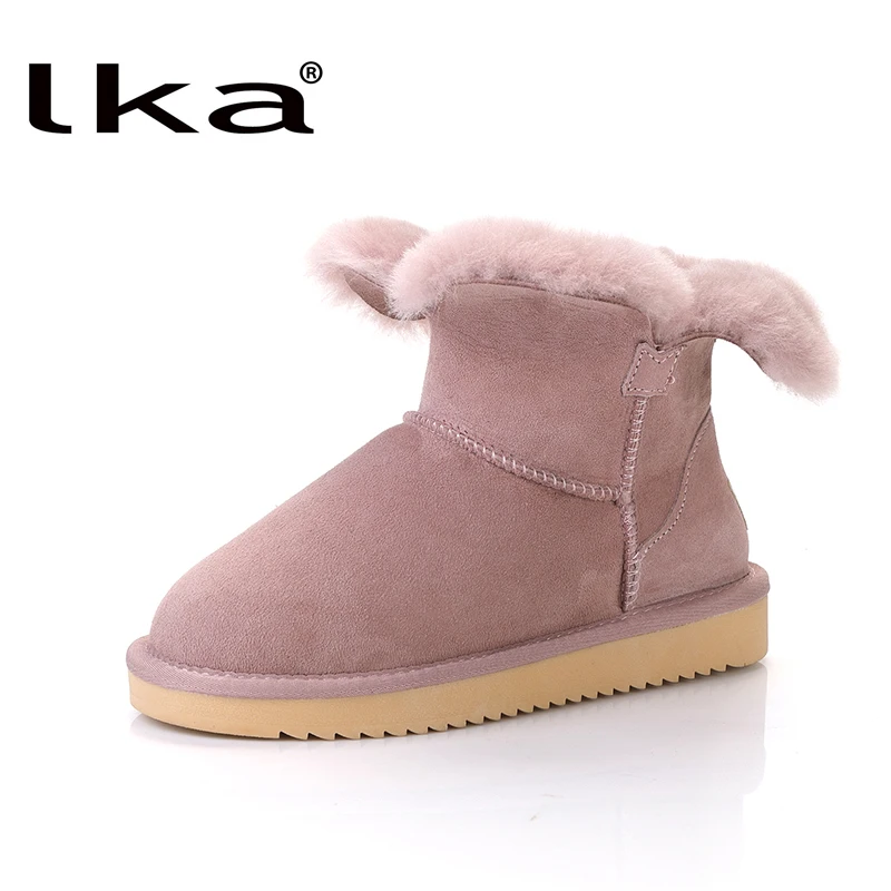 Оптовая/розничная продажа новый бренд овчина женская зимняя Классическая обувь