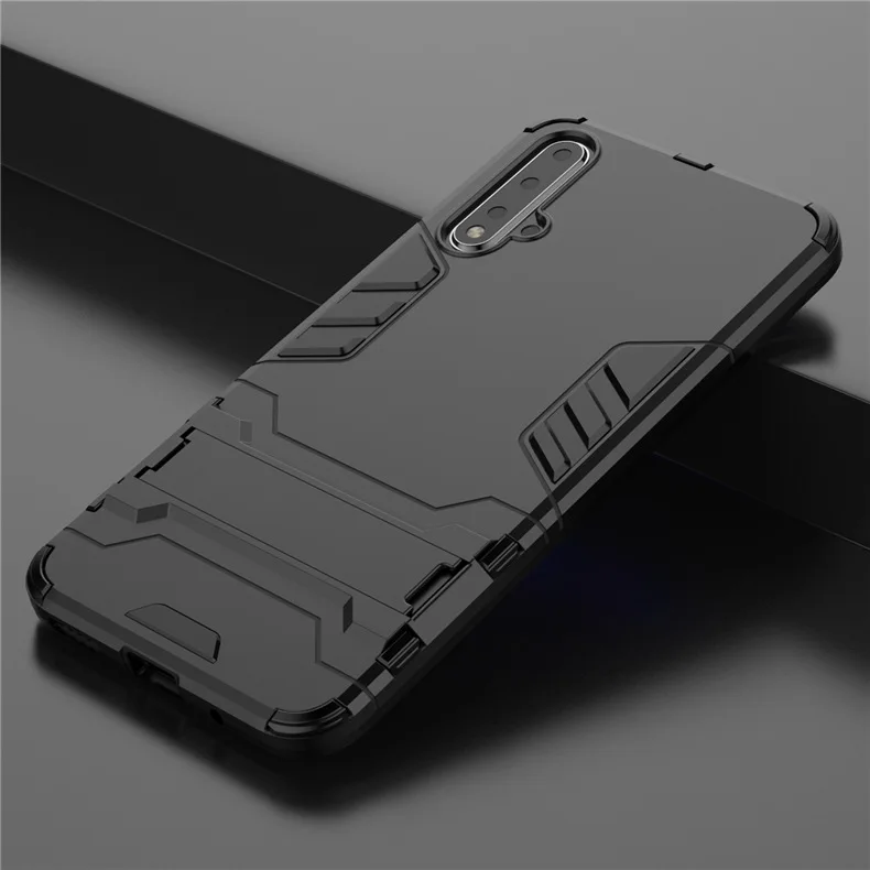 

Huawei Nova 5 pro Iron Man Armored Mobile Phone Case Nova 5 Invisible Bracket All Inclusive Creative Anti Falling Cover