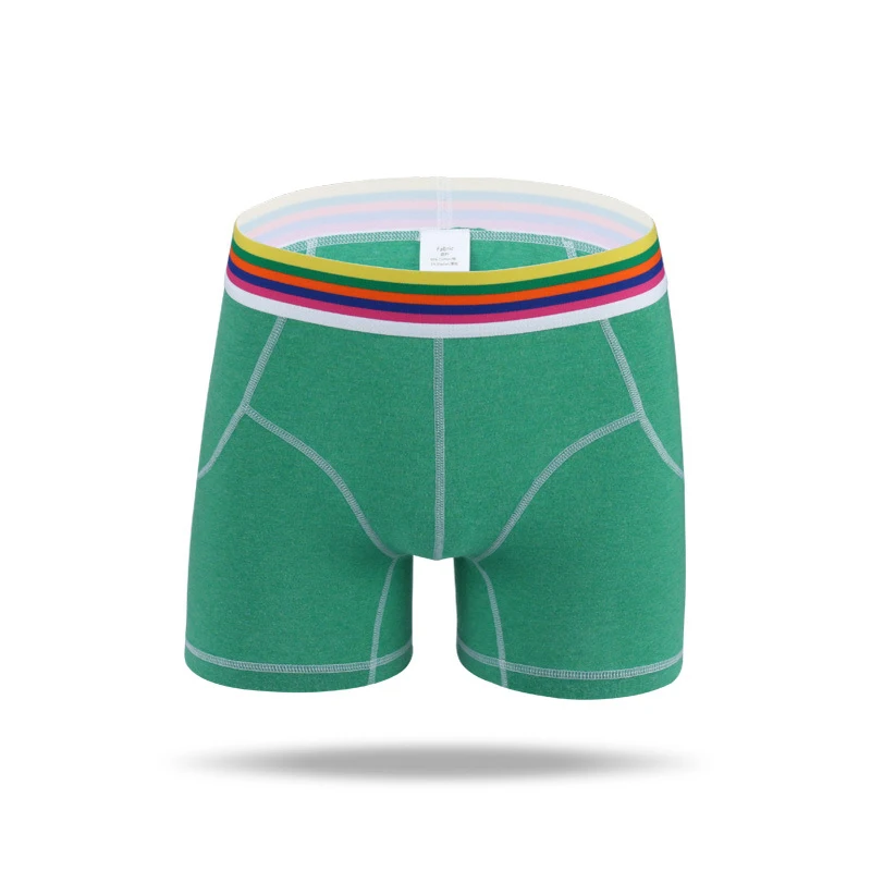 DSH2E J-BOX, 1 шт., мужское сексуальное нижнее белье, Cueca, хлопковые гей трусы-боксеры дышащие трусы, мужские трусы размера плюс, льняные Длинные боксеры, нижнее белье - Цвет: DSH2E