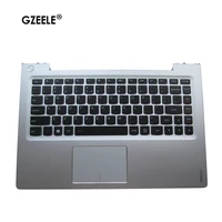 english new laptop keyboard for lenovo u330p u330 u330t keyboard with silver case palmrest touchpad us