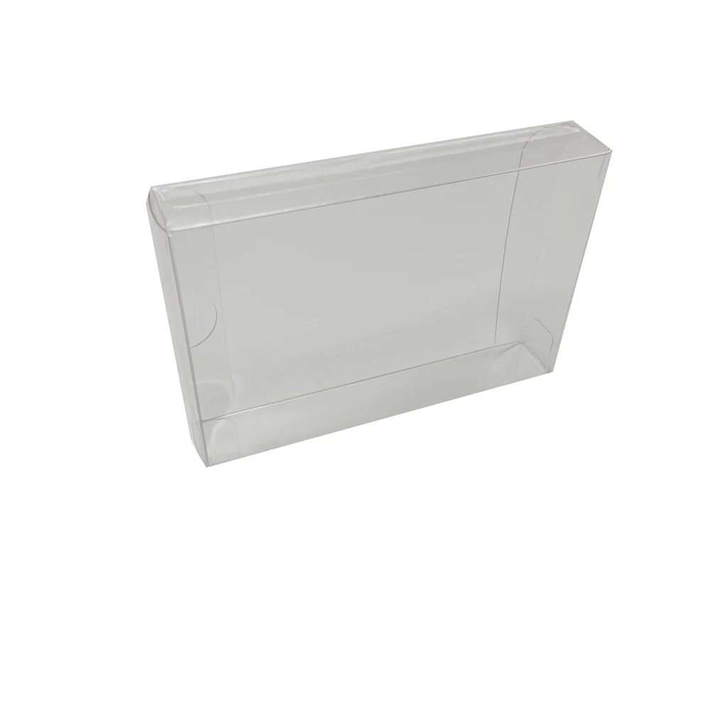 

100pcs Plastic clear transparent cover Protecive box For GBA FCmini game card carton protect storage box display box