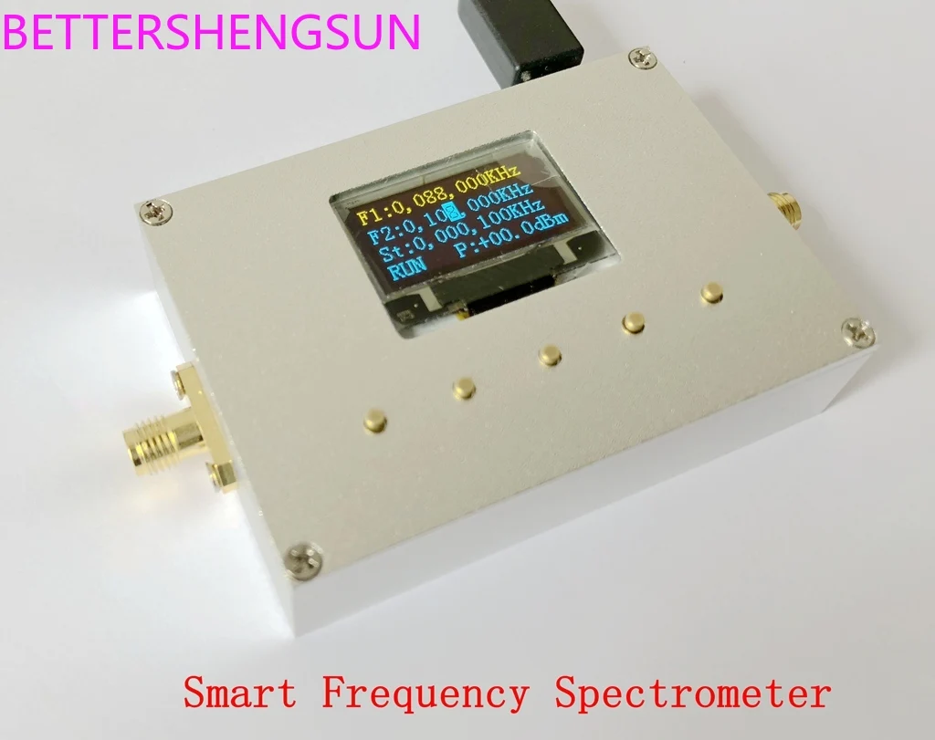 

Spectrum analyzer Hand-held simple spectrum analyzer 10-6000 MHz with RF source Power meter