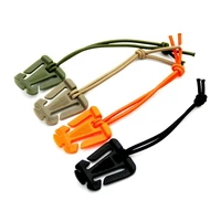 tactical molle web dominators with elastic string for backpack webbing straps molle attachments tactical gear clip 5pcsset