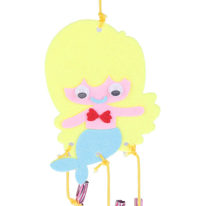 

Cute Animals Aeolian Bells Kids DIY Handcrafts DIY Craft Kit Kindergarten Early Education Toys Butterfly Panda Aeolian Bells