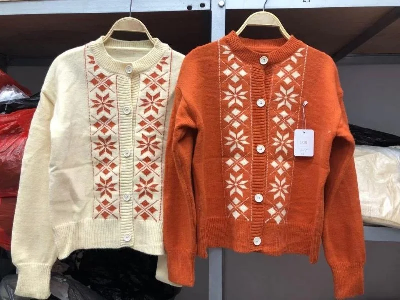 

Женские свитшоты, новинка осень-зима, Женский вязаный кардиган, жаккардовый свободный облегающий шерстяной кардиган