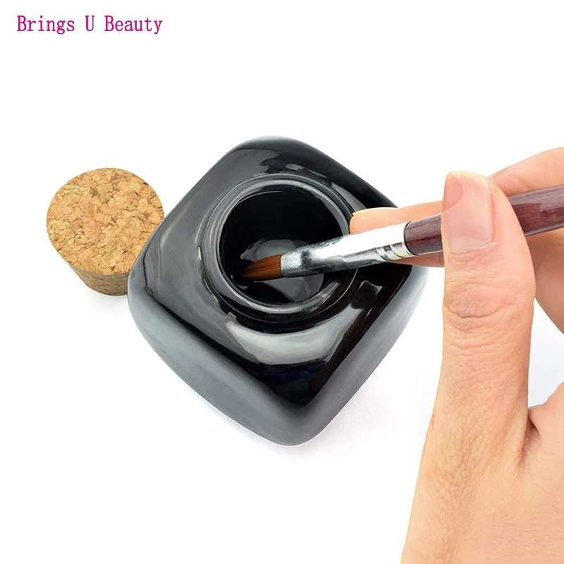 1 шт. Профессиональный фарфоровый материал белый/черный цвет дизайн ногтей